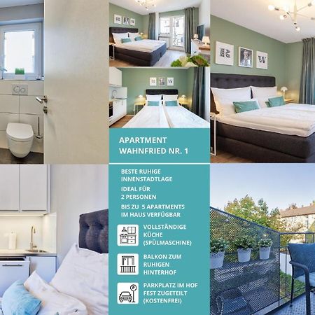 Apt Wahnfried Nr1 - Cityapartment Mit Kueche, Duschbad, Balkon, Parkplatz - Zentral Aber Ruhig Bayreuth Dış mekan fotoğraf
